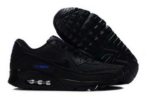 Nike Air Max 90 Womens Shoes Black Black Closeout